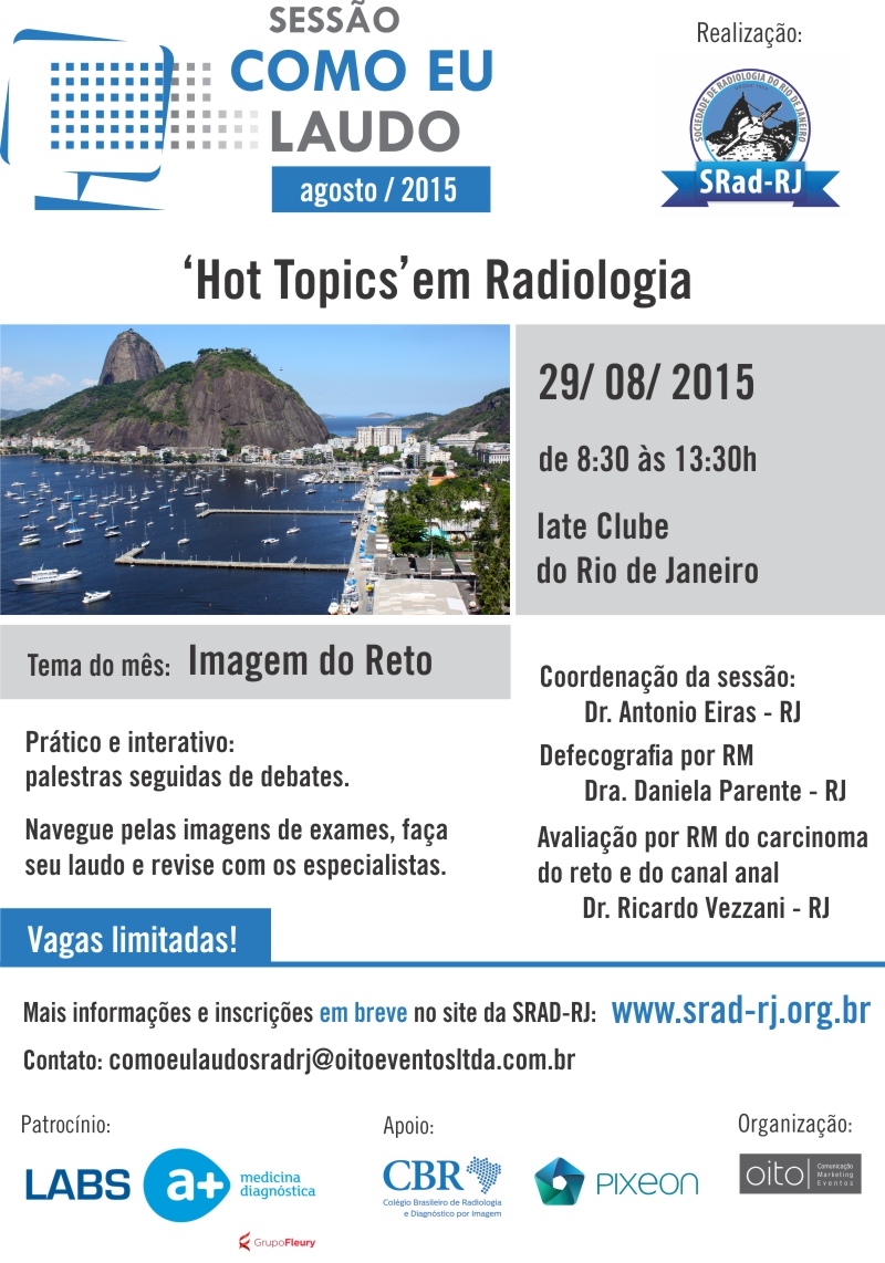 , Pixeon apoia evento “Como eu laudo” da Sociedade de Radiologia do RJ