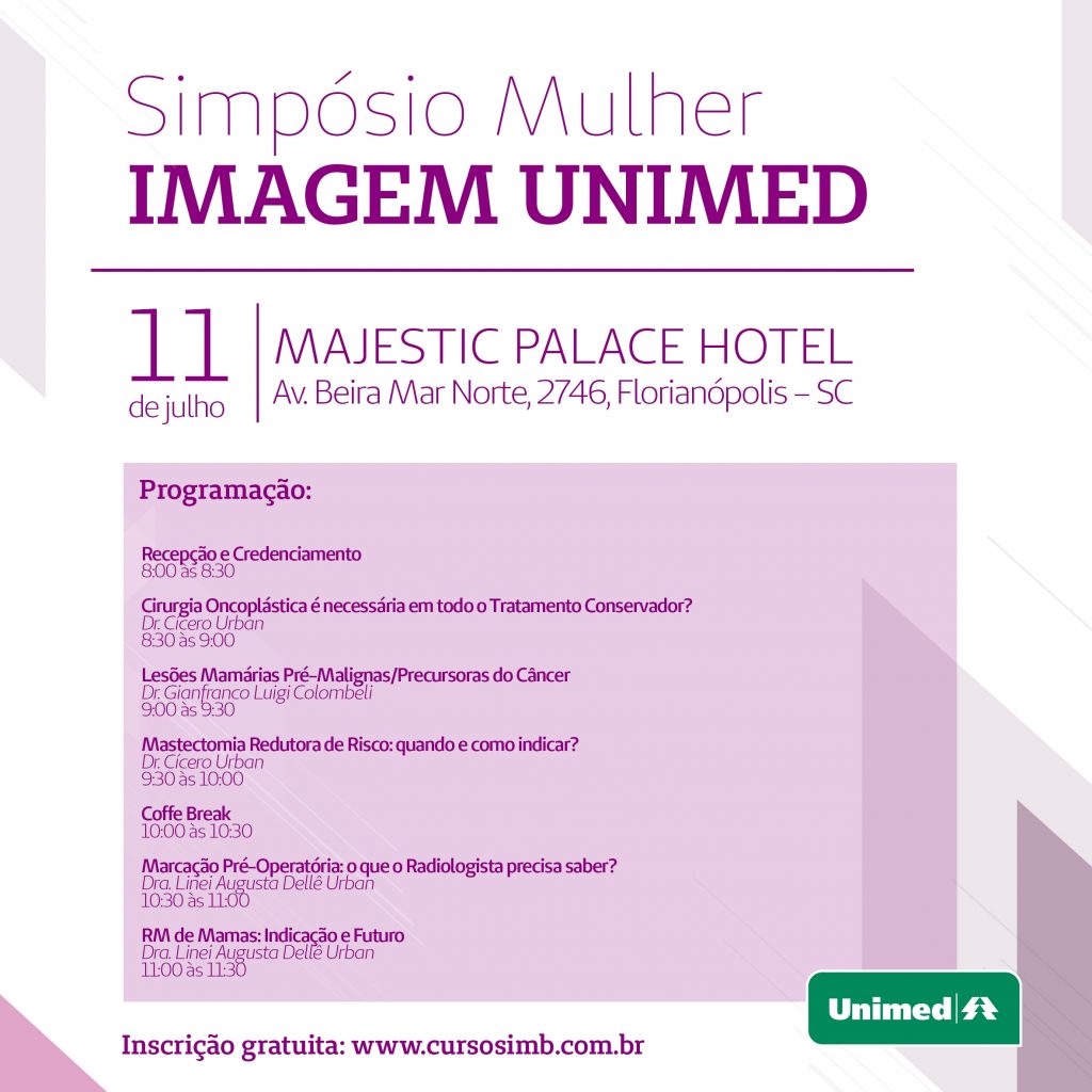 Pixeon apoia o Simpósio Imagem Mulher Unimed
