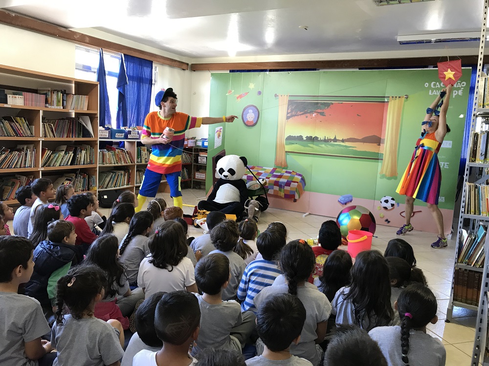 O Caco não lava o pé, Pixeon promove projeto cultural infantil em Florianópolis